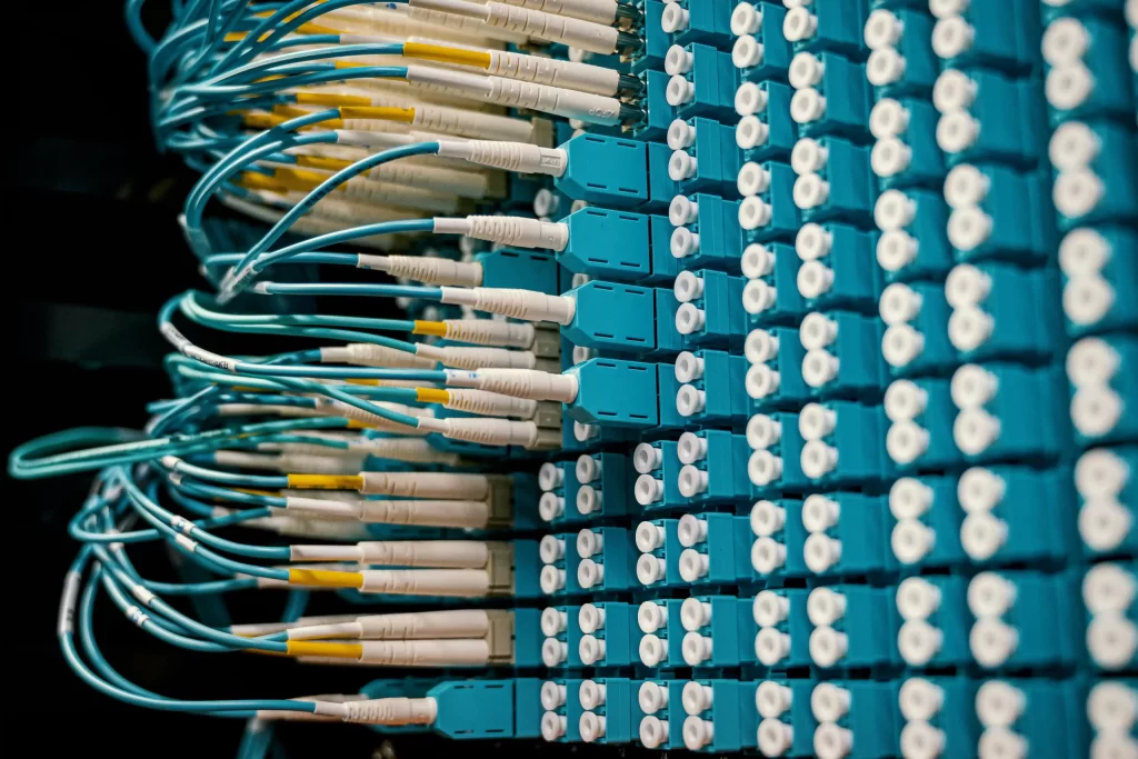 A photo of an organized cables taken in all tech solutions in chicago