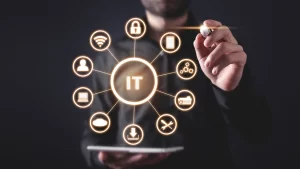 an illustration of a managed service provider in information technology (IT) services