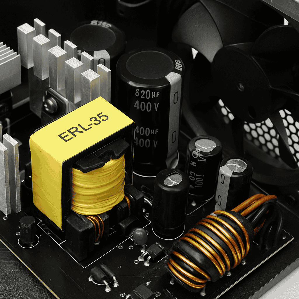 components of power supply unit in computer internal parts
