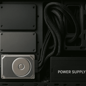 PSU with modular cable connections for powering PC components